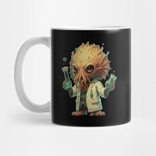 Cthulhu Scientist - cute and funny Cthulhu as a Chemist! Mug